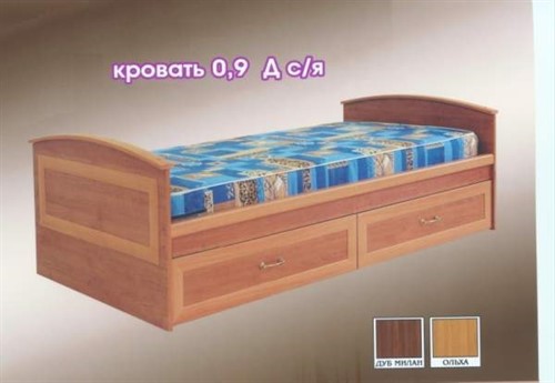 Кровать 0.9 детская - фото 124433