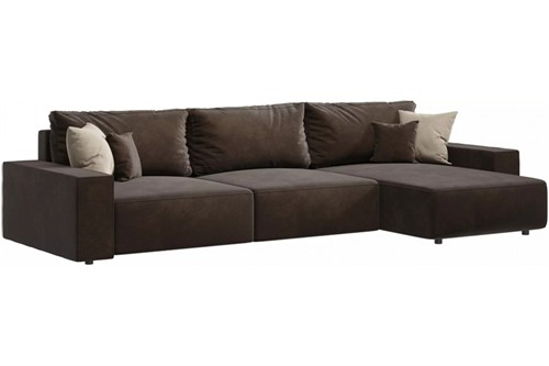 Диван модульный угловой King (Сиэтл) Plush Brown - фото 127068