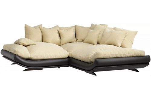 Диван модульный угловой Авиньон Plush Coffee Мини - фото 139601