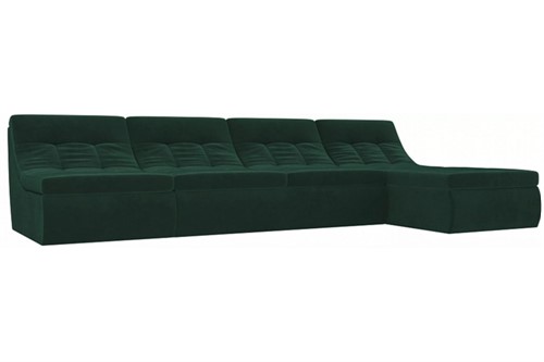 Диван модульный Монреаль Plush Green дельфин - фото 141057