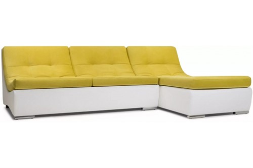 Диван модульный Монреаль-1 Plush Yellow пума - фото 142407