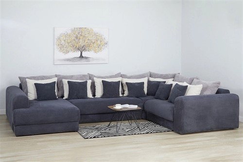 Диван модульный Мэдисон Люкс Plush Grafit - фото 143237
