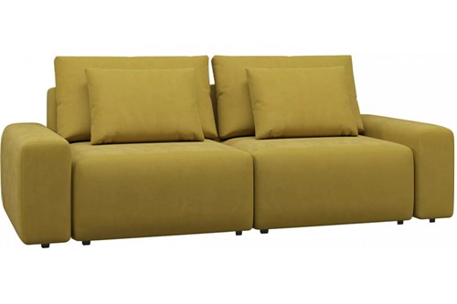Диван модульный Гунер-3 Plush Yellow - фото 143672