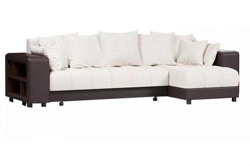 Диван угловой Дубай White Black - фото 146145