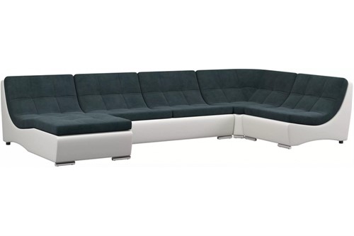 Диван модульный угловой Монреаль-2 Индиго - фото 146272