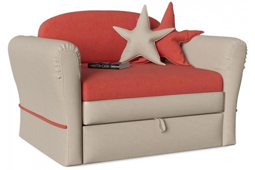 Диван детский Мини ivory orange - фото 148907