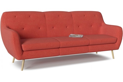 Диван Камелия 3 orange - фото 156870