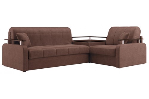 Диван угловой Денвер Plush Brown - фото 168512