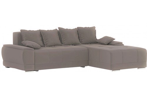 Диван угловой Нордкиса Plush Мини Light Brown - фото 173224