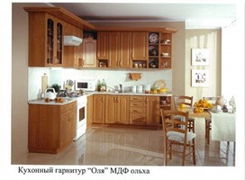 Кухня угловая Оля МДФ