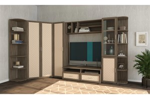 Стенка Афина 8 экокожа