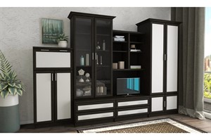 Стенка Афина 9 экокожа