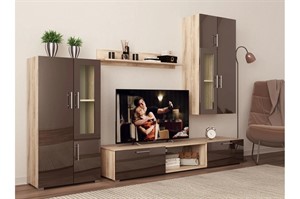 Стенка Bello дизайн 5 глянцевый МДФ
