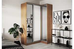 Шкаф-купе угловой Байкал-Рамир-90 Экко