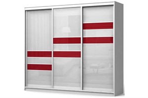 Шкаф-купе Колизей 11 White/Red