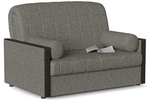 Диван прямой Милена (Сантос) grey Аккордеон