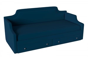 Диван прямой Капитоне Колибри Blue