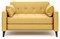 Диван Этро-2 Люкс Yellow - фото 128425