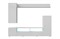 Стенка Денвер graphite глянцевый МДФ - фото 129621