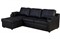 Диван угловой Берета Nero кожаный - фото 139612