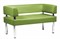 Диван офисный Бизнес 140х80 Салатовый - фото 140280