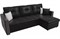 Диван угловой Валенсия Black - фото 140888