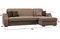 Диван угловой Тулуза Plush Coffee - фото 141132