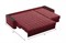 Диван угловой Даллас Plush Red - фото 142702