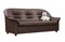 Диван Марсель (Честер) Chokolate кожаный нераскладной - фото 143856