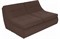 Диван модульный Монреаль Сountry Brown дельфин - фото 145375