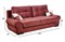 Диван Орион Red - фото 145602