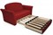 Диван прямой Малютка 2 красный выкатной - фото 147303