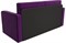 Диван детский Смарт Вельвет Фиолетовый-Black - фото 147341