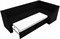 Кухонный диван Мерлин Вельвет Black угловой - фото 147408