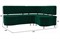 Кухонный диван Вегас Plush Green угловой - фото 148059