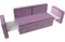 Диван детский Смарт Вельвет Сиреневый-Коричневый - фото 148646