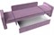 Диван детский Смарт Вельвет Сиреневый-Коричневый - фото 148647
