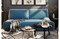 Диван прямой Лаки Plush Blue - фото 148693