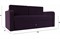 Диван детский Смарт Велюр Фиолетовый-Black - фото 148766
