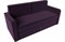 Диван детский Смарт Велюр Фиолетовый-Black - фото 148772