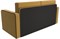 Диван детский Смарт Вельвет Желтый-Коричневый - фото 148864