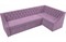 Кухонный диван Мерлин Вельвет Лилак угловой - фото 148959