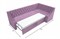 Кухонный диван Мерлин Вельвет Лилак угловой - фото 148963