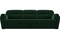 Диван прямой Бостон Plush Green дельфин - фото 150178
