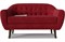 Диван прямой Роттердам Red нераскладной - фото 150575