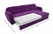 Диван угловой Бостон Вельвет Violet - фото 150960