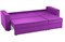 Диван угловой Принстон micro-velvet Purple еврокнижка - фото 151103