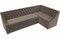 Кухонный диван Мерлин Велюр Brown угловой - фото 153310