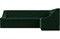 Кухонный диван Мерлин Велюр Green угловой - фото 153327