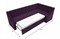 Кухонный диван Мерлин Велюр Лилак угловой - фото 153342